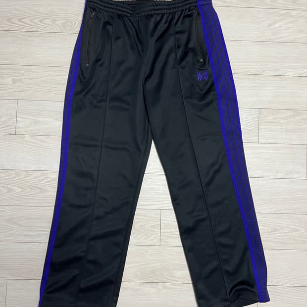 Needles Track Pants Black Purple