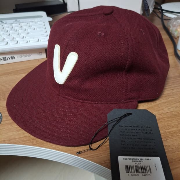 TRVR 쿠퍼스타운 볼캡 버건디