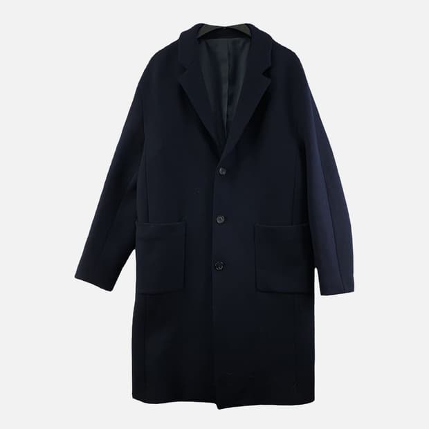 시스템 네이비 남자 코트 105 N9901