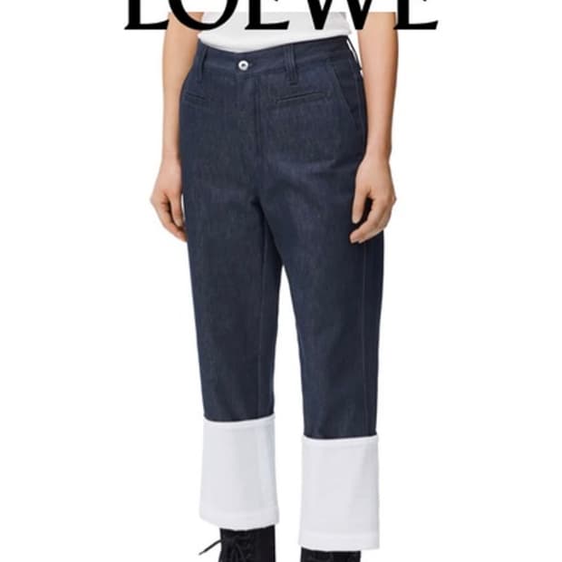 48) 로에베 피셔맨 데님 loewe 꼬르소꼬모 4 size 바지 데님