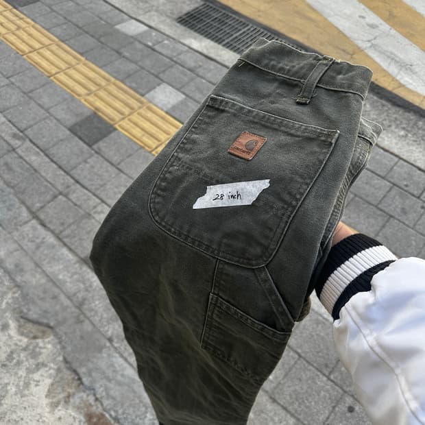 칼하트 워크팬츠 카키 