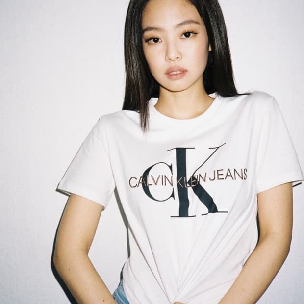 제니 ck검정 로고티