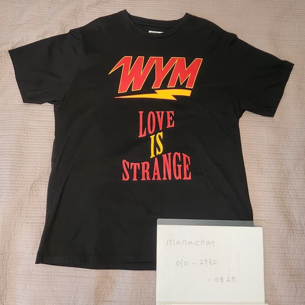우영미WOOYOUNGMI/LOVE IS STRANGE 프린팅 티셔츠/50
