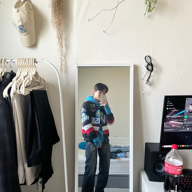 슈프림 와이즈 레이싱자켓