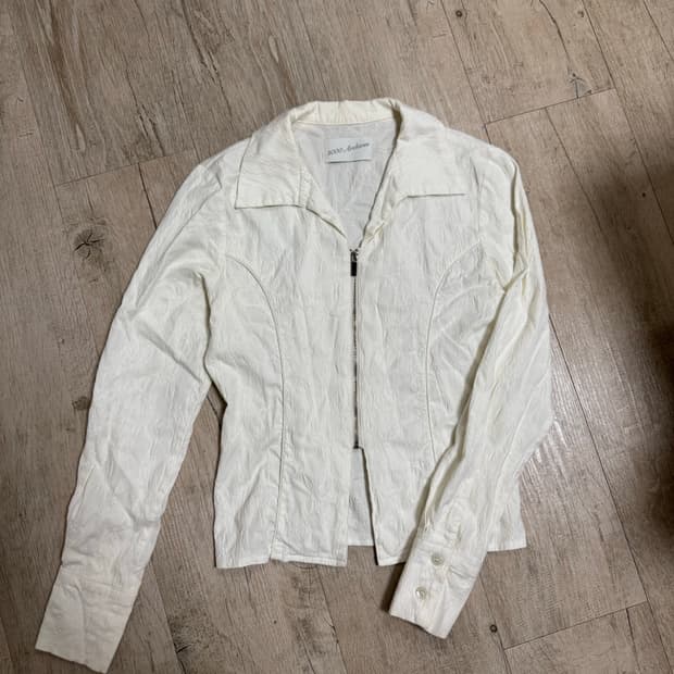 2000 archives 자카드 셔츠 집업