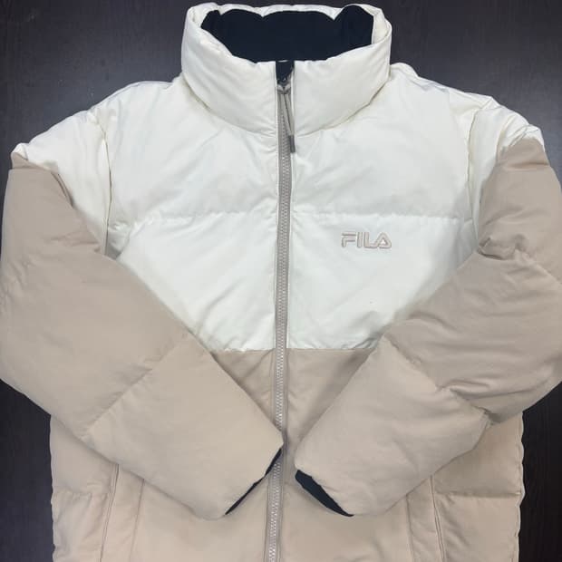 휠라 FILA 패딩 화이트/베이지