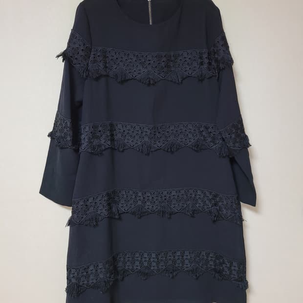 블랙 레이스 원피스 95