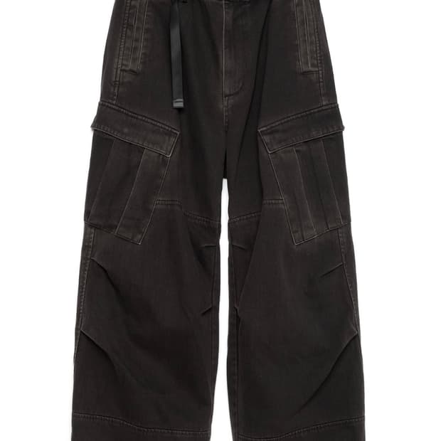 해칭룸 Mil Pants Washed Black