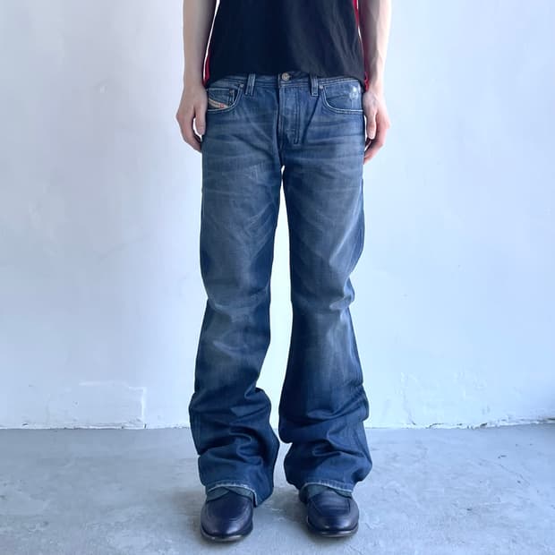 디젤 플레어 데님 팬츠