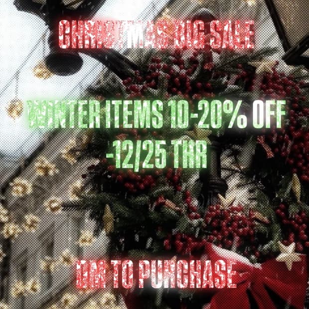 CHRISTMAS BIG SALE