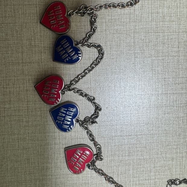 휴먼메이드 하트 팬던트 목걸이