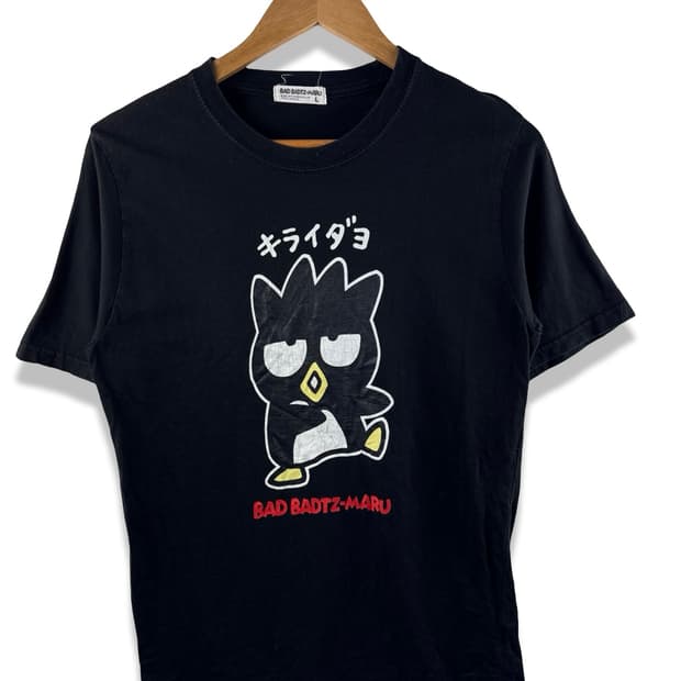산리오 배드바츠마루 프린팅 티셔츠1847