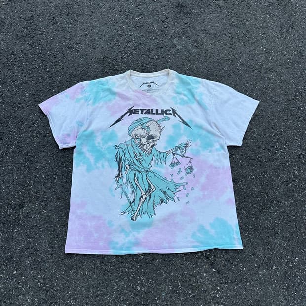 [메탈리카] •Metallica Tie-Dye T-Shirt