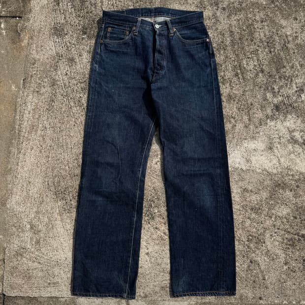 [31] Denime 드님 레더패치 셀비지 데님 팬츠