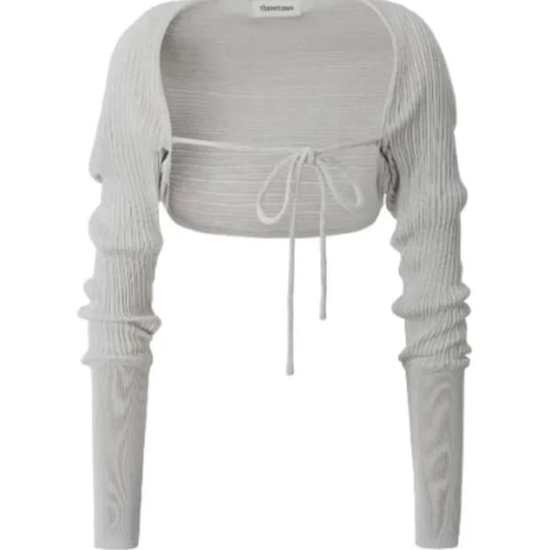 쓰리타임즈 릿 볼레로 그레이 새상품