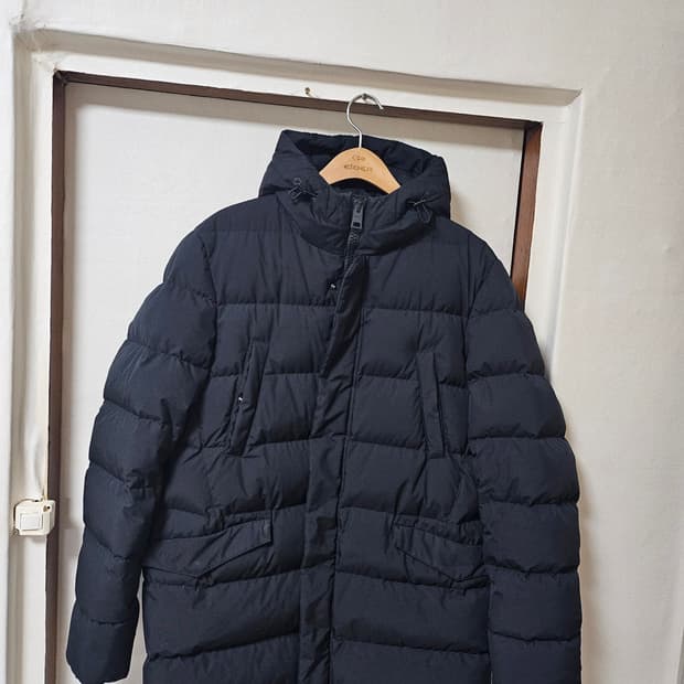 (매장정품)에르노 HERNO 구스남성롱패딩 고어윈드스토퍼 블랙 52