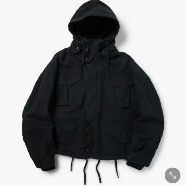 이티씨이 워시드필드자켓 L사이즈