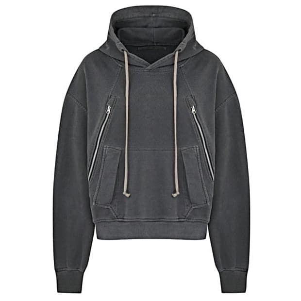 1990boy 크롭 후드티 Coal mine hoodie 2 일구구공보이