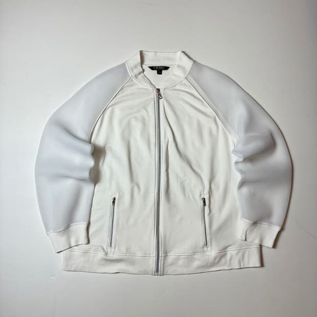 로렌 랄프로렌 우먼스 메쉬 슬리브 봄버 자켓 PN8111