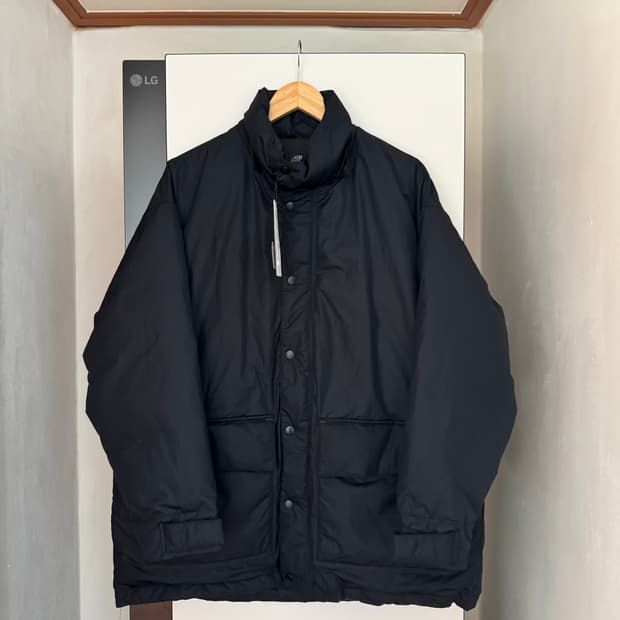 포터 클래식 쉰 나일론 다운자켓 패딩 블랙 2