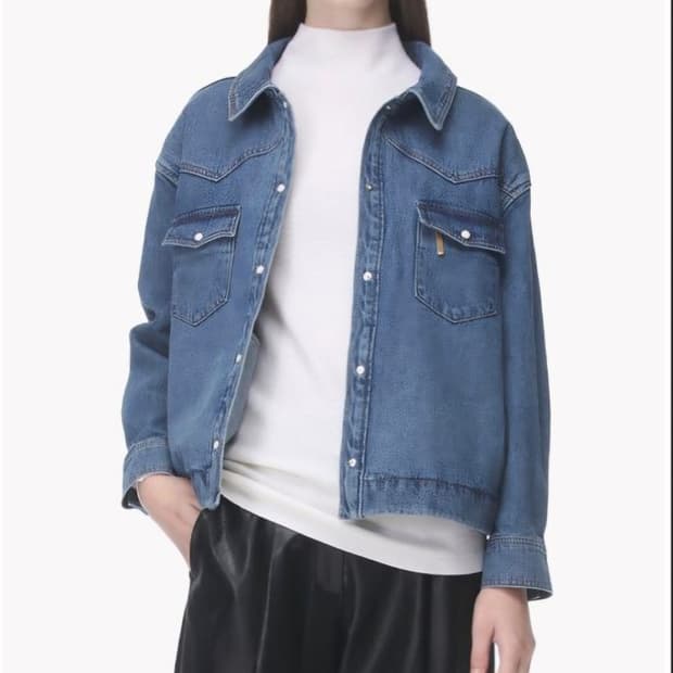 [66]시스템 루즈핏 포켓 데님 자켓