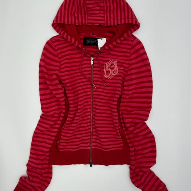 리바이스 스트라이프 후드집업