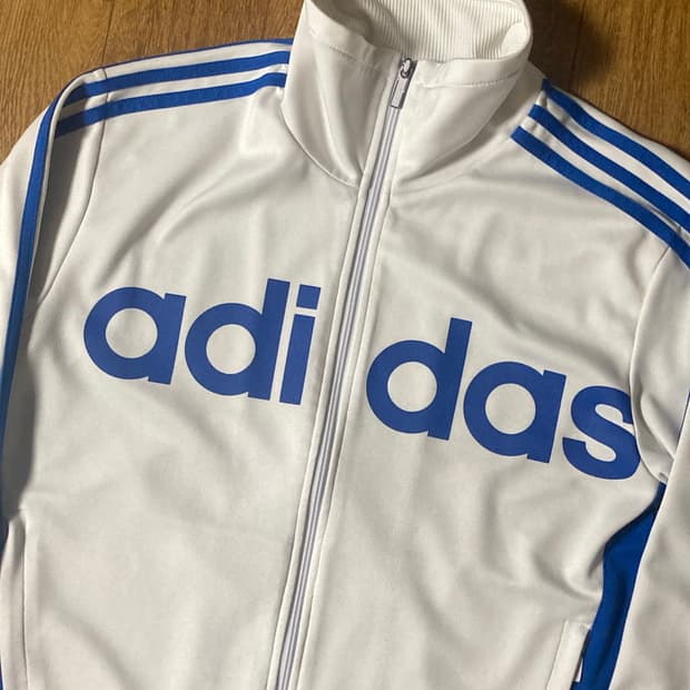 (희귀!!)아디다스 흰파 빅로고 져지 L