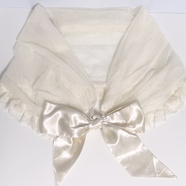 히메갸루 새틴 레이스 숄 달천깔 / 파티 / 이시하라사토미