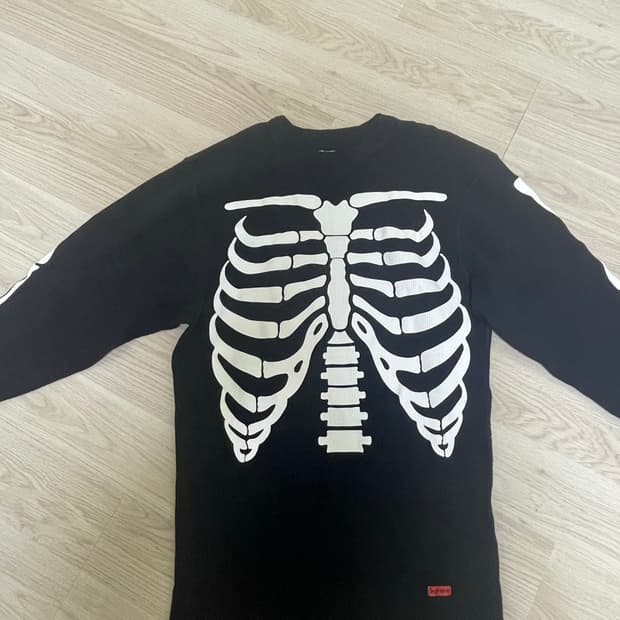 (L)슈프림 헤인즈 본즈 써멀 크루