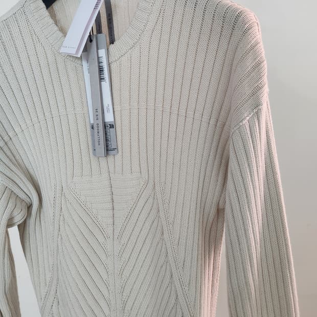 릭오웬스 SS25 메가립 라운드넥 스웨터 DINGE M사이즈