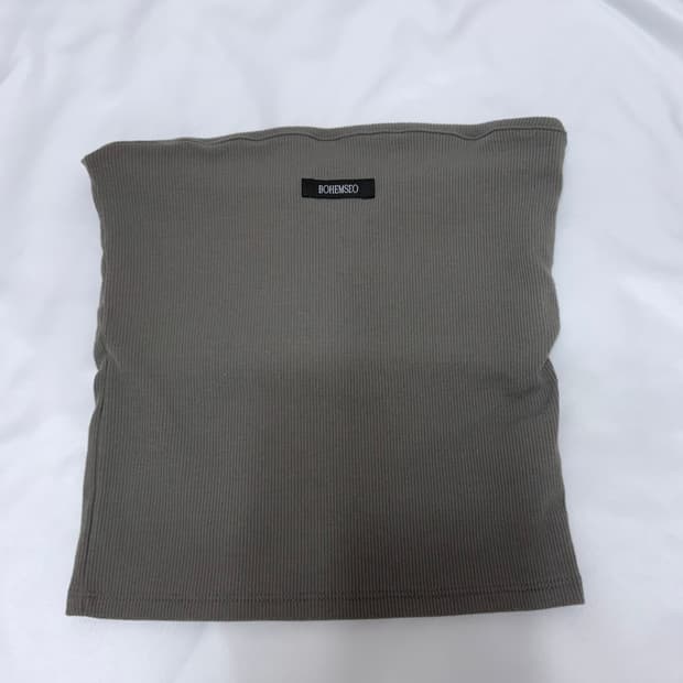 보헤미안서울 베이직 튜브탑 카키 BASIC TUBE TOP KHAKI