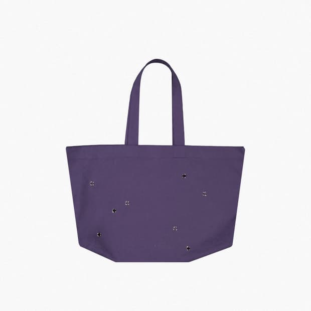기준 Stud Tote Bag Purple