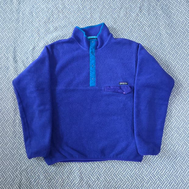 (L)파타고니아 자메이카 블루 신칠라 플리스 자켓