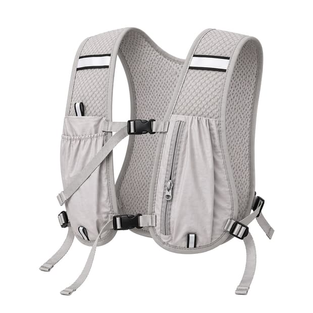 [무료배송] JHD PICK 미니멀 러닝 베스트 (스톤그레이)