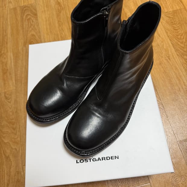 로스트가든 UNIFORM Washed Boots Black 40.5