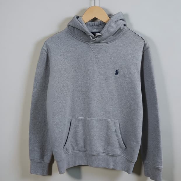 남녀공용S POLO 폴로 랄프로렌 후드티 그레이
