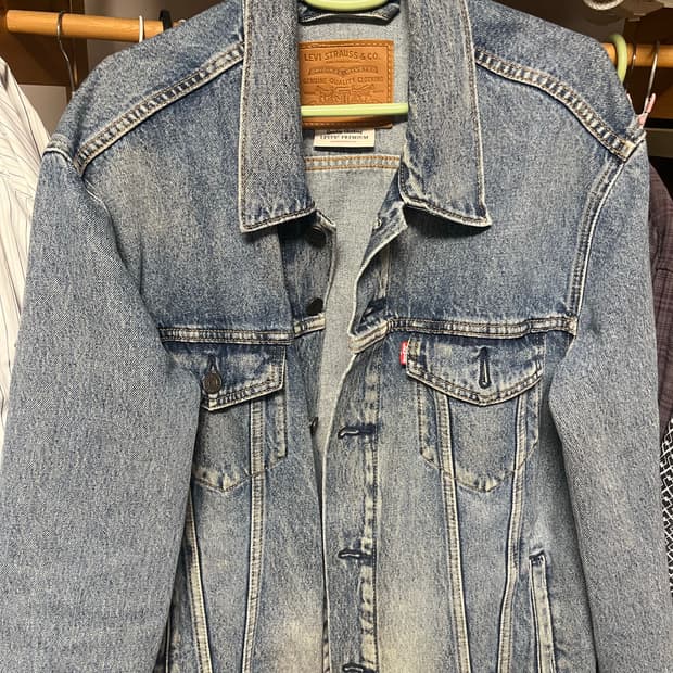 리바이스 데님자켓 상태 매우좋음