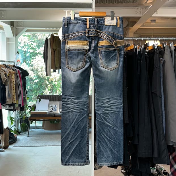 Lolita jeans 웨스턴 로우라이즈 진