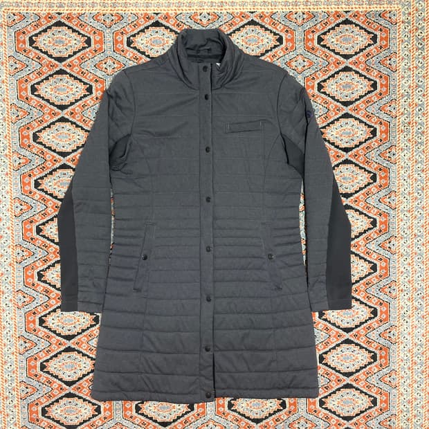 노스페이스 그레이 경량 롱패딩 여성90 