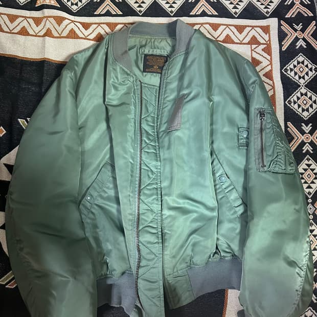 알파 인더스트리 ma-1 정품 봄버자켓