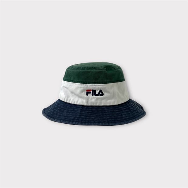 휠라 배색 버킷햇 (1753)