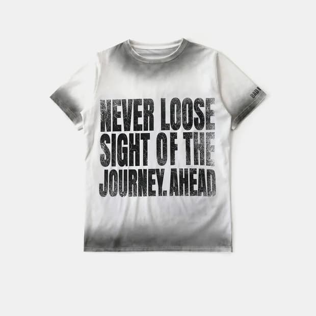 배드블러드 journey 티셔츠 더스티화이트