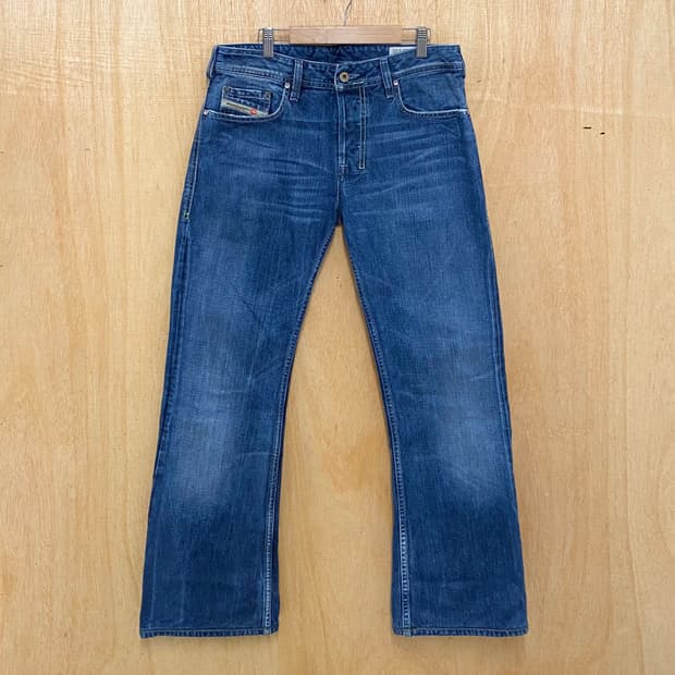 DIESEL zathan boots-cut denim pants 디젤
