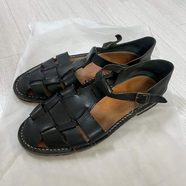 스티브 모노 피셔맨 샌들 블랙 260사이즈