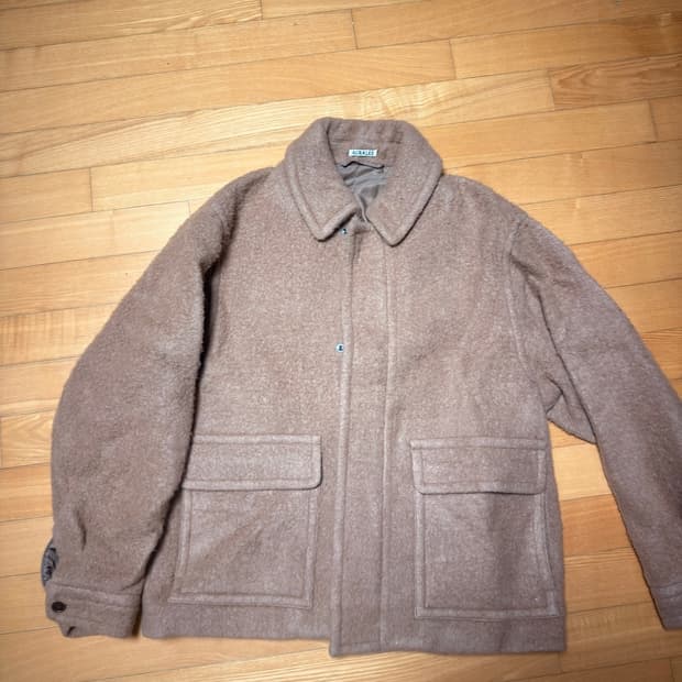 오라리 베이비 카멜 블루종