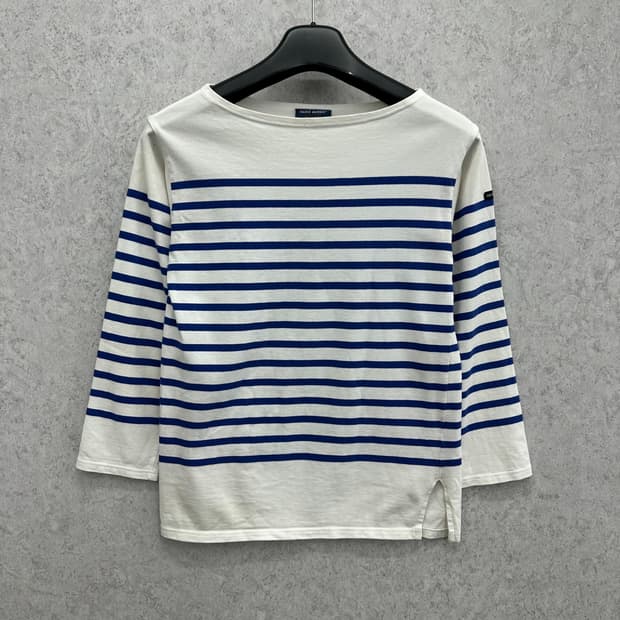 90 세인트 제임스 여자 스트라이프 7부 티셔츠