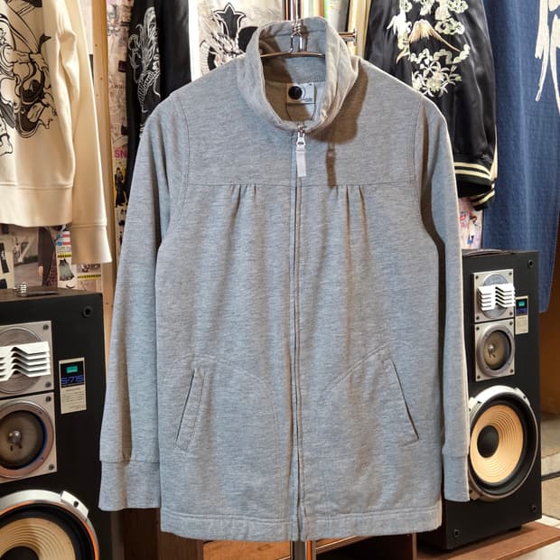 JPN 그레이 셔링 코튼 집업