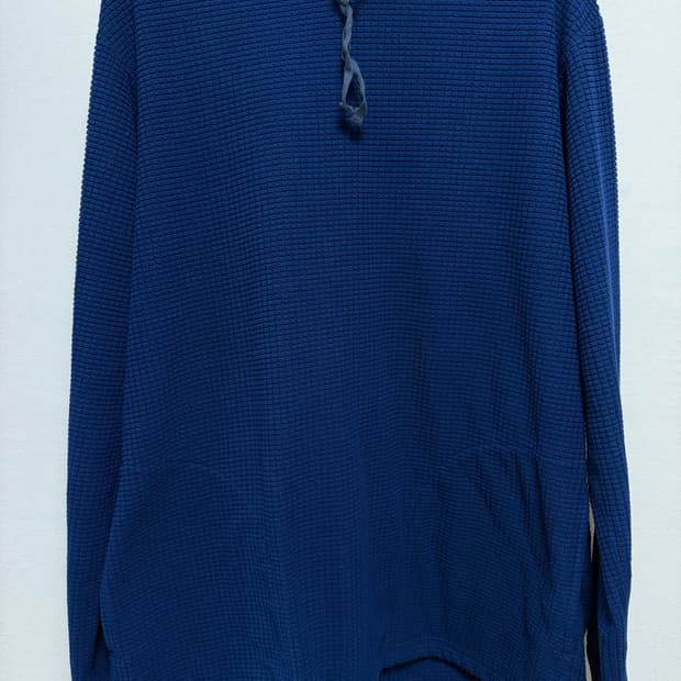 엔지니어드 가먼츠 풀 오버 와플 후디 블루 (L)