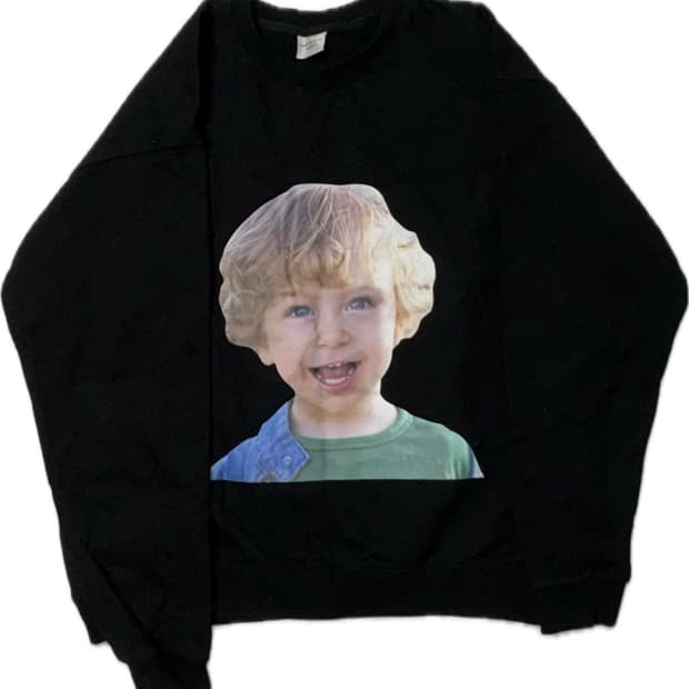 아크메드라비 (ADLV) 블랙 검정 맨투맨 2사이즈