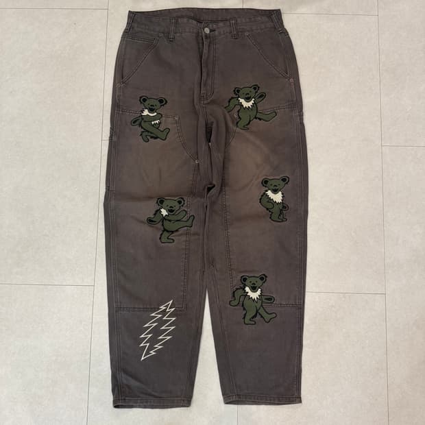 디스이즈네버댓 그레이트풀데드 카펜터 팬츠 라지